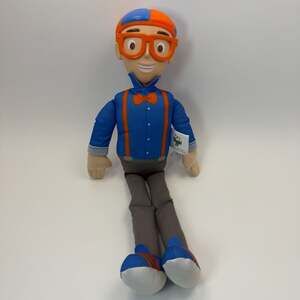 My Buddy Blippi 16-inch Talking Plush Soft Body Doll with Hard Plastic Head